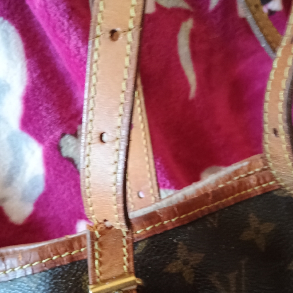 Genuine Louis Vuitton Brown Monogram Tote Bag - Picture 4 of 11